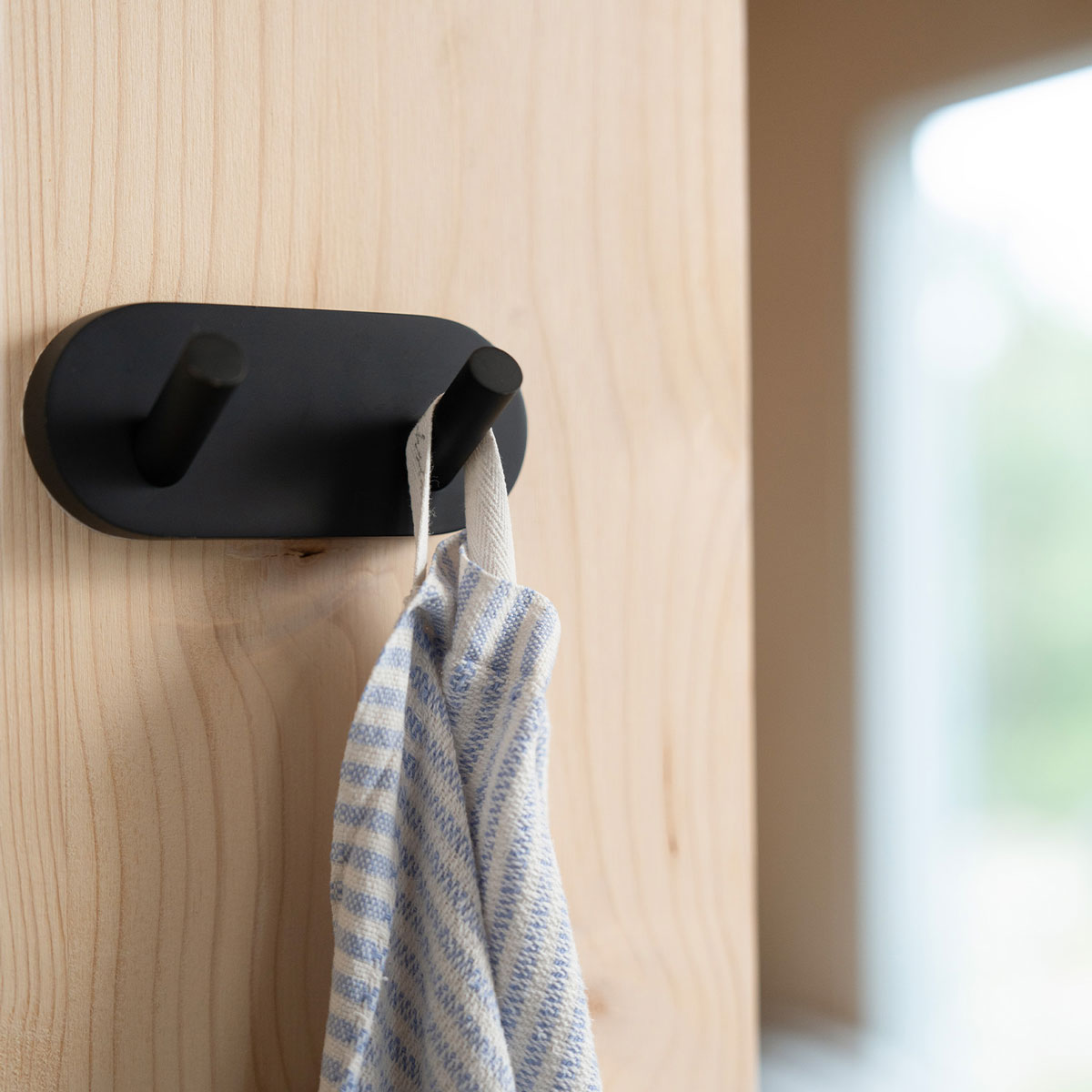 Dubbelkrok Smedbo Home Svart Matt