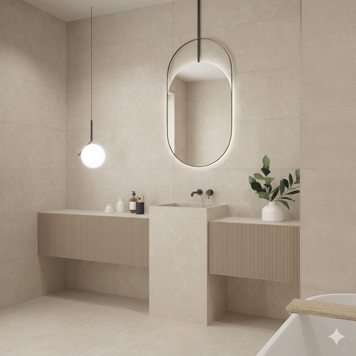 Klinker Hauteville Kalksten Cream Matt 60x60