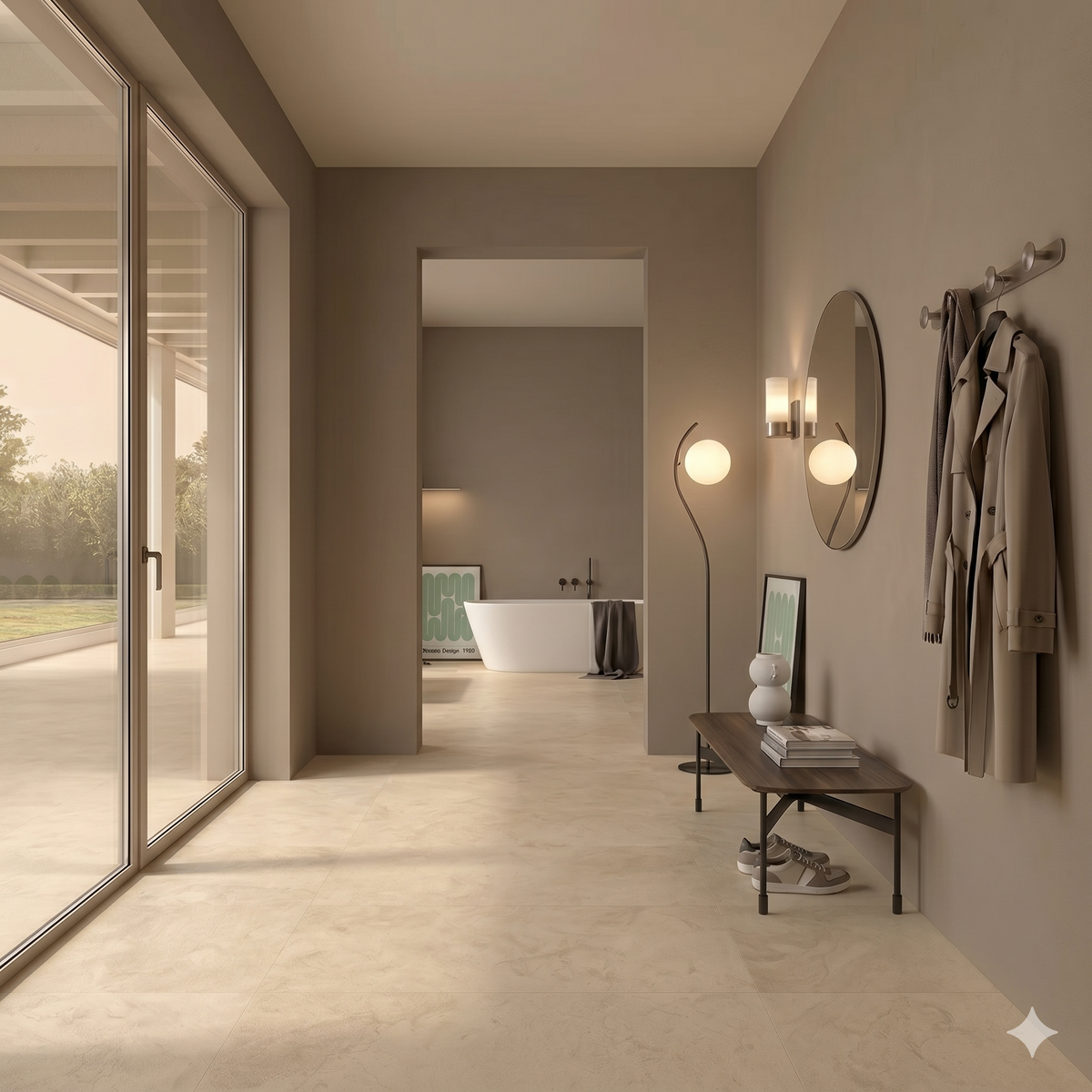 Klinker Hermes Beige Matt 60x60