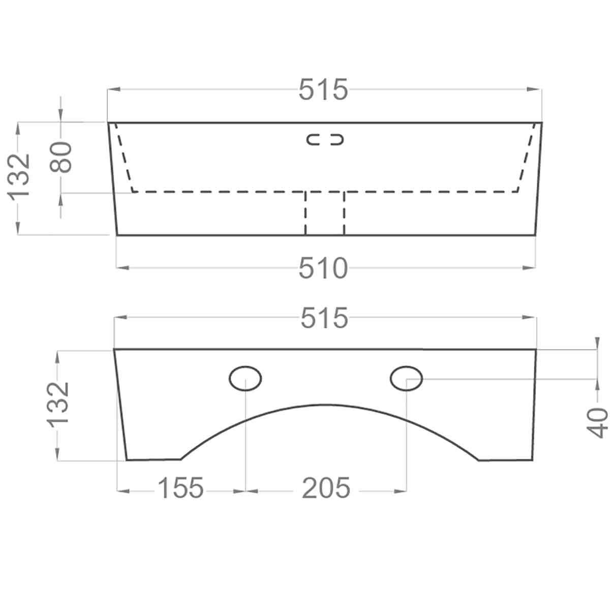 Badrumsmöbel Set Tenfors Smidig 50 cm Ek