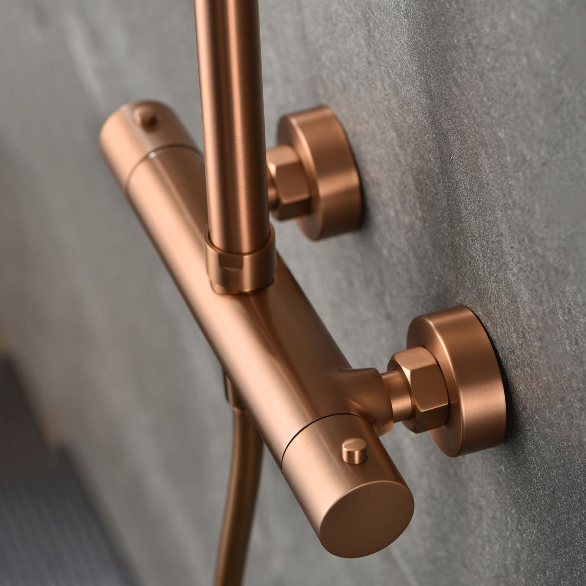 Takduschset Monza Borstad Rosé Ø200 mm