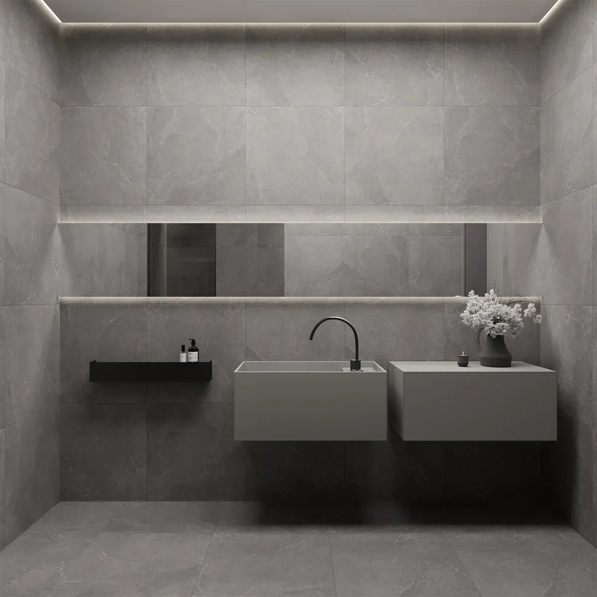 Provbit Klinker Storm Grey 60x60