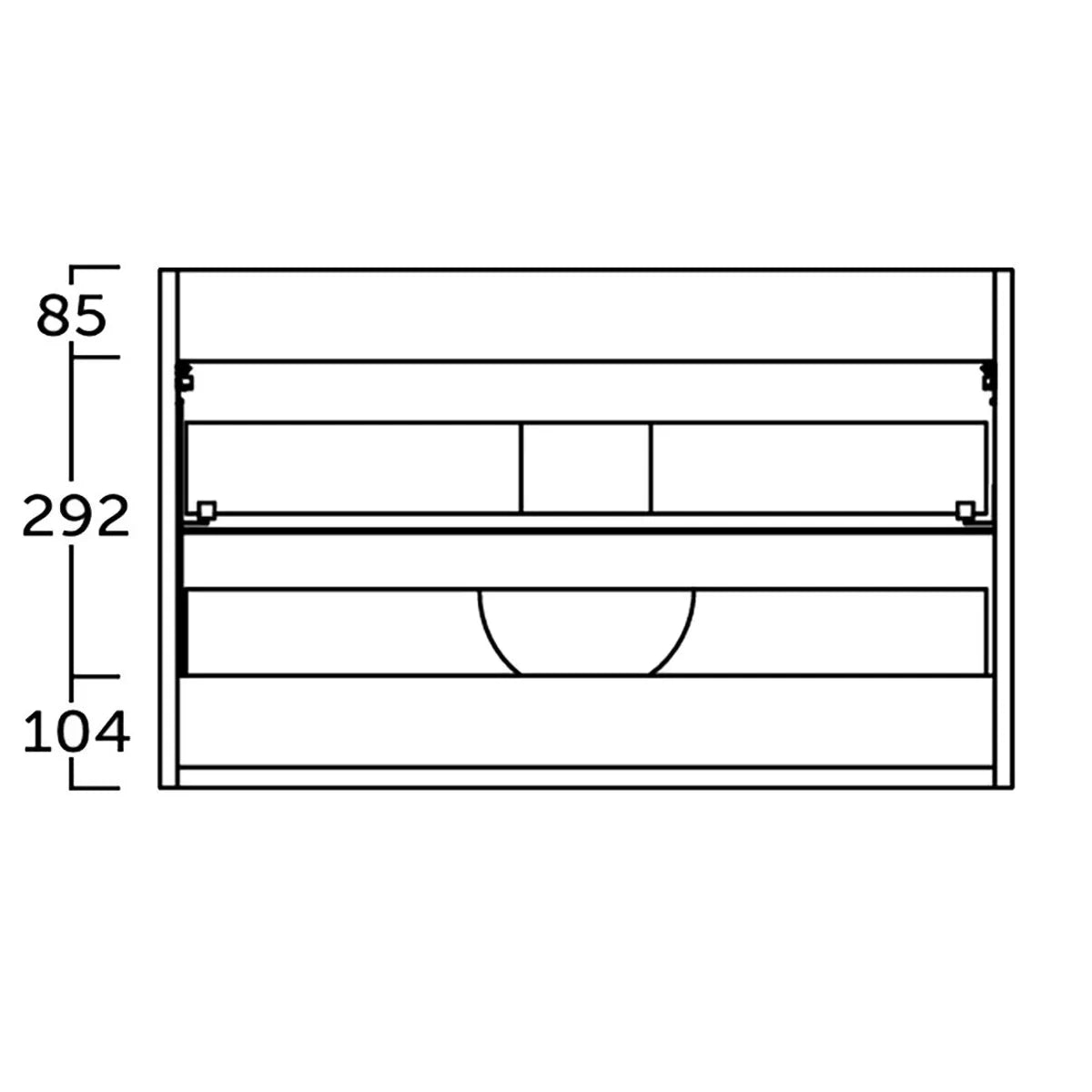 Kommod 60 cm Tenfors Norrvik Vit Matt