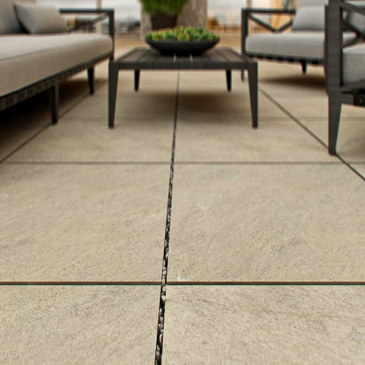 Uteklinker Pietra Serena Cream 60x60 20 mm