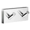 Swatch för Dubbelkrok Smedbo House Krom Blank