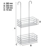 Duschkorg 2-plan Smedbo Krom Blank