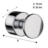 Enkelkrok Smedbo House Krom Blank 2-pack