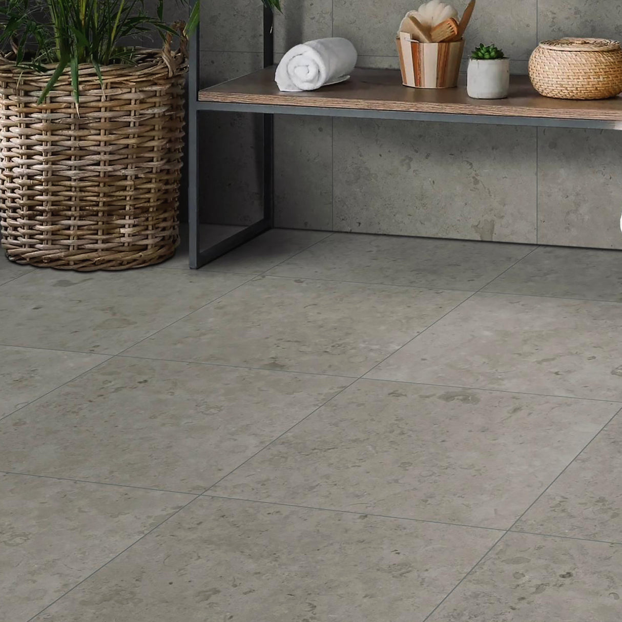 Klinker Jura Kalksten Gris Matt 60x60