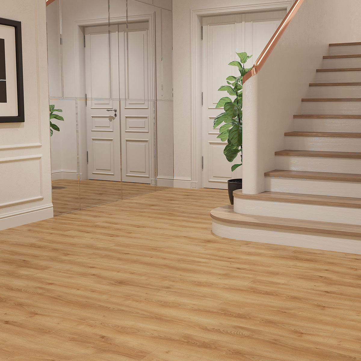 Laminatgolv Oak Brown 8 mm, 1-stav