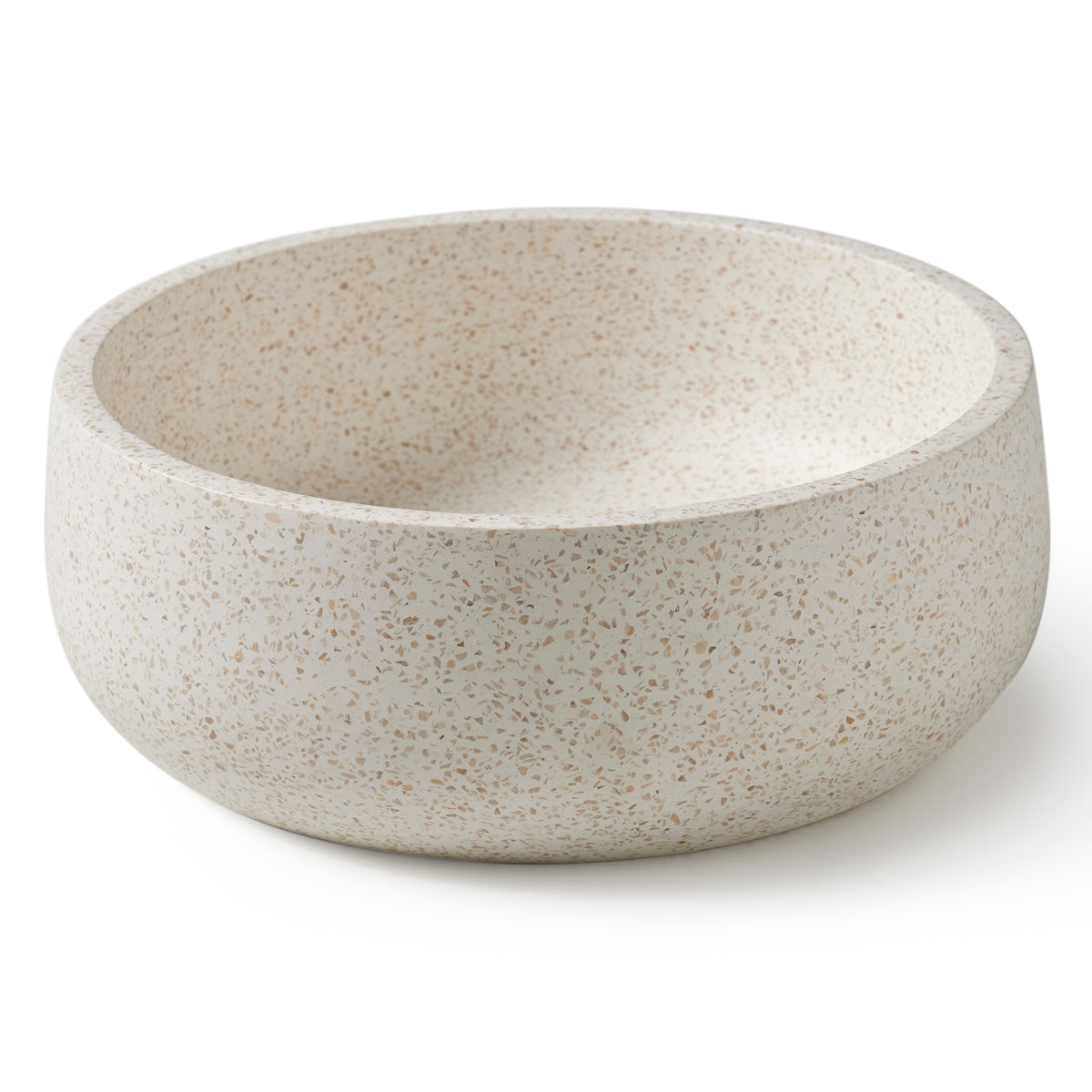 Fristående Tvättställ Terrazzo Vit 39x39x14 cm