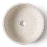 Fristående Tvättställ Terrazzo Vit 39x39x14 cm