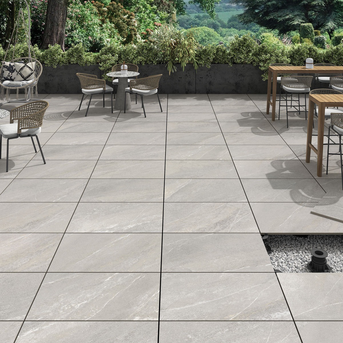 Provbit Uteklinker Sakhir Grey 60x90 20mm