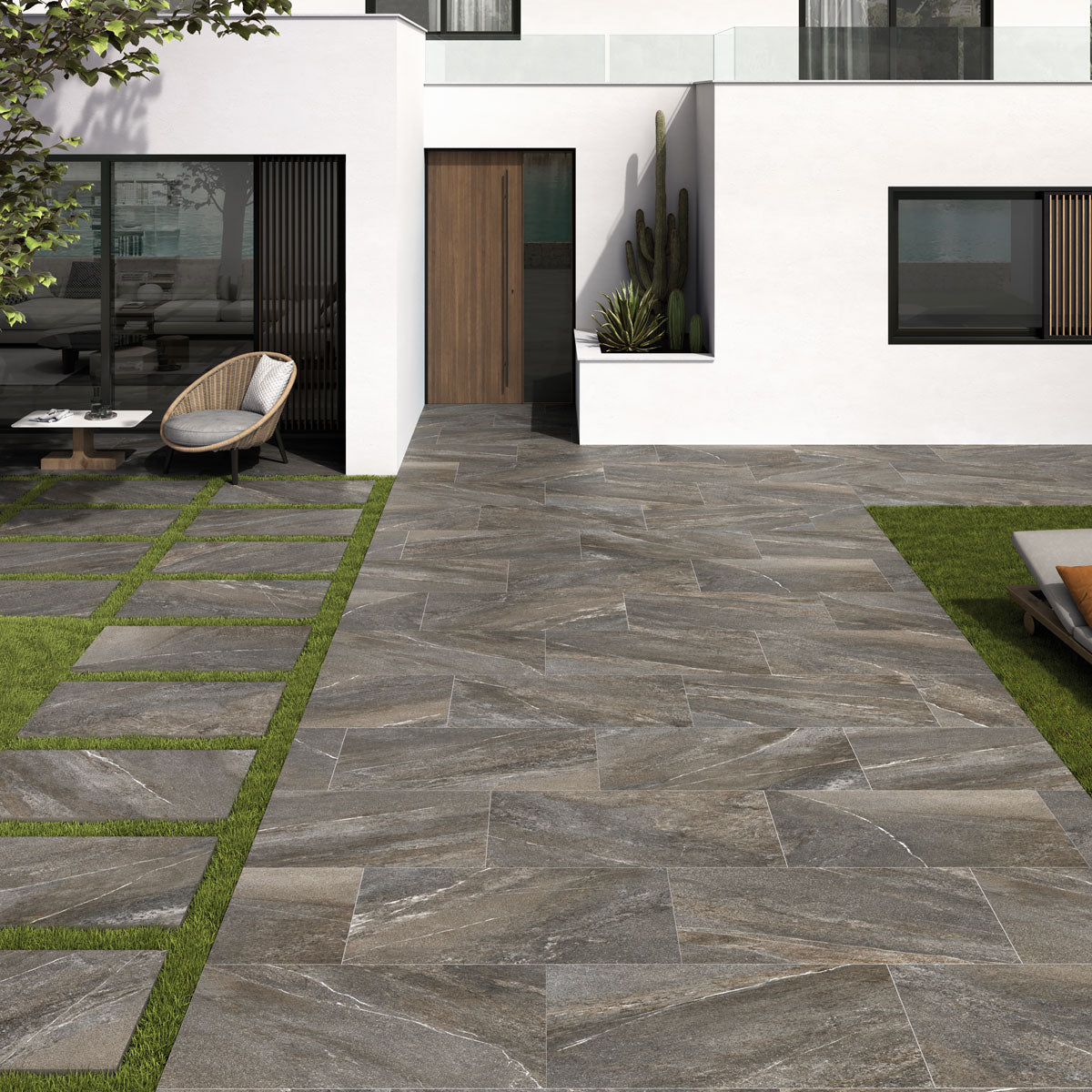 Provbit Uteklinker Sakhir Natural 60x60 20mm