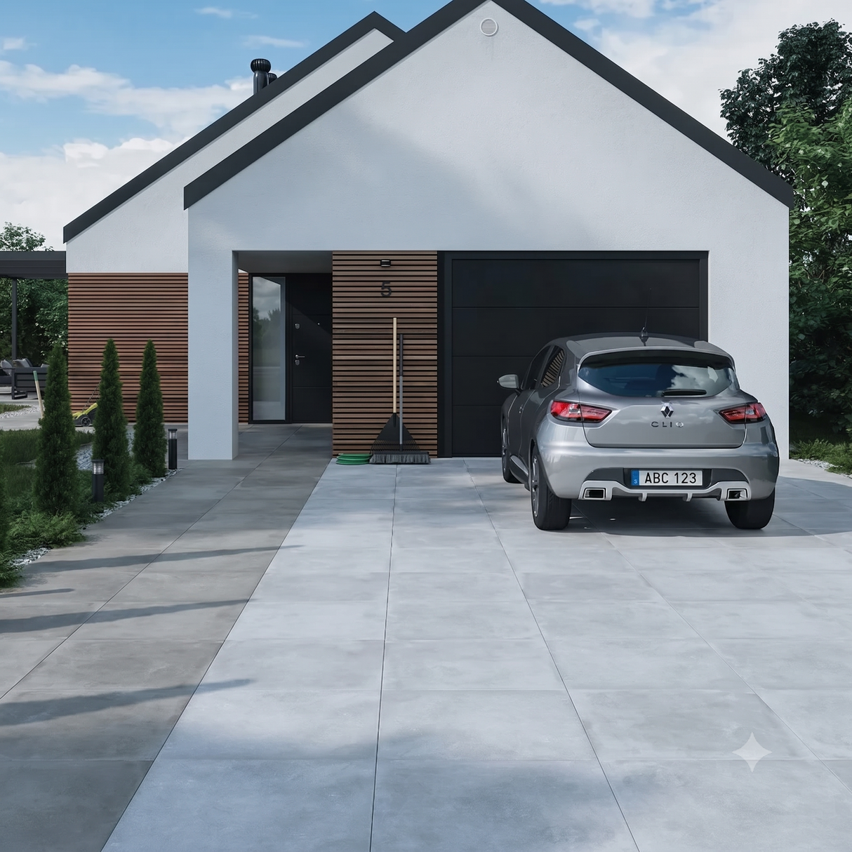 Uteklinker Danzig Grey 60x60 20 mm