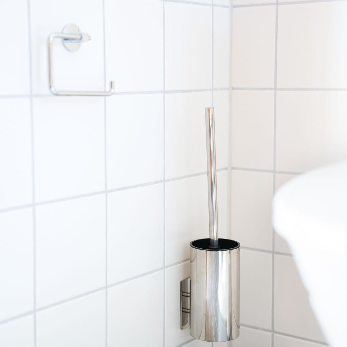 WC-Borste Smedbo Självhäftande Rostfri Polerad