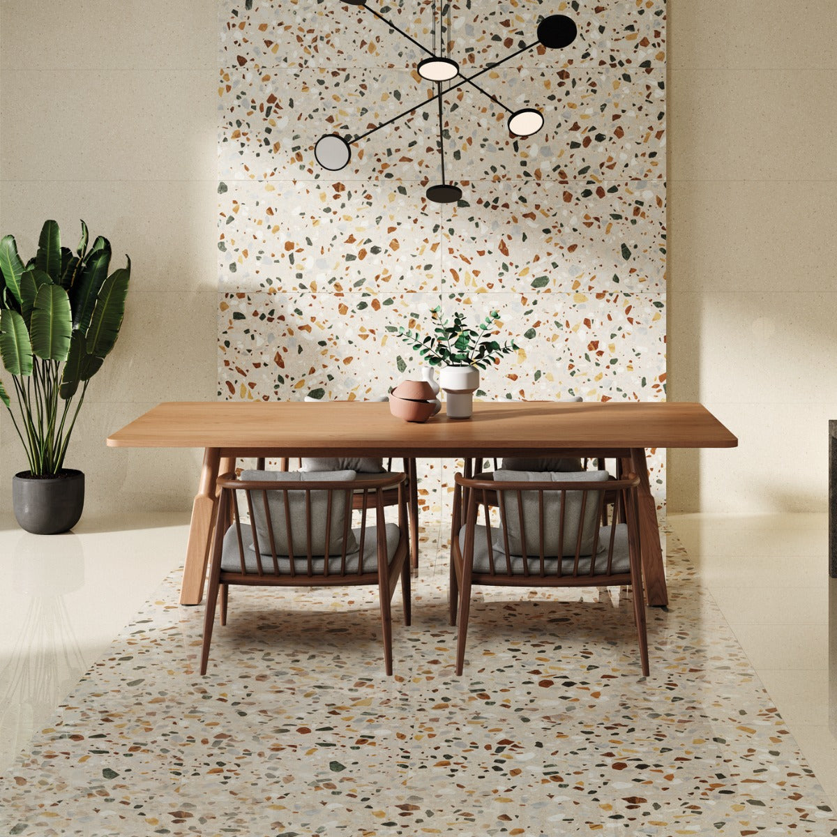 Klinker Terrazzo XL Beige Matt 60x60