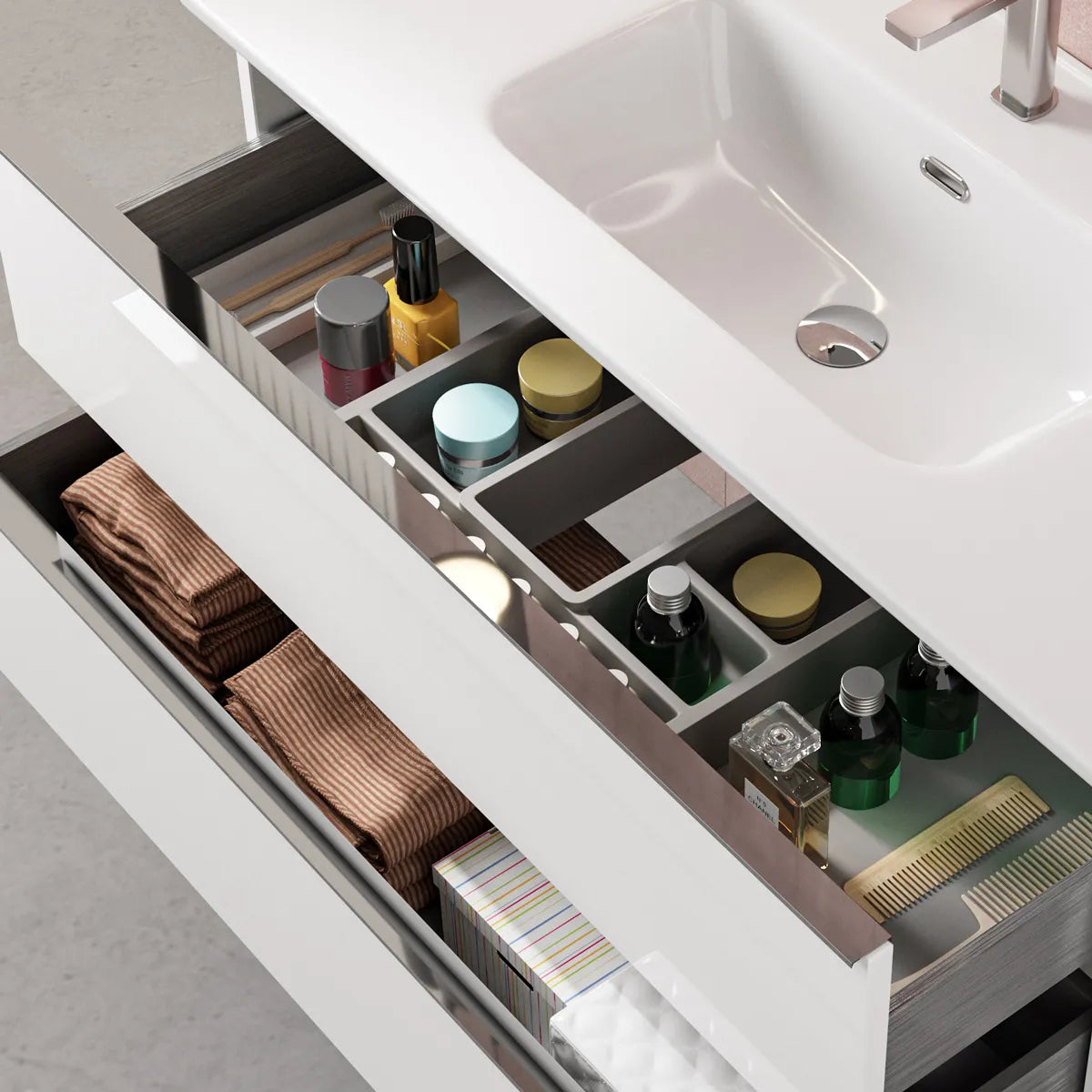 Kommod 120 cm Tenfors Harmoni Vit Matt