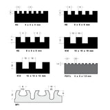 Fixkam Softgrip 280 mm, 6x6 mm