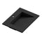 Swatch för Tvättställ Solid Surface Tenfors Flow 60 cm Svart Matt