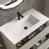 Tvättställ Solid Surface Tenfors Alpin 80 cm Vit Matt