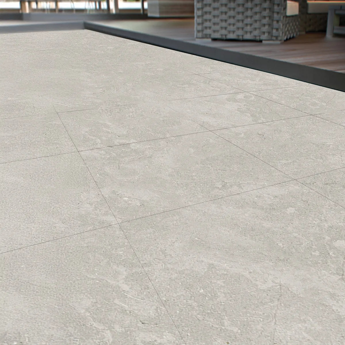 Uteklinker Limerock Taupe 60x60 20 mm