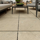Paketpris! 9.36 m² Uteklinker Pietra Serena Cream 60x60 (495:-/m²)