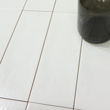 Kakel Rustico Vit Matt 10x30