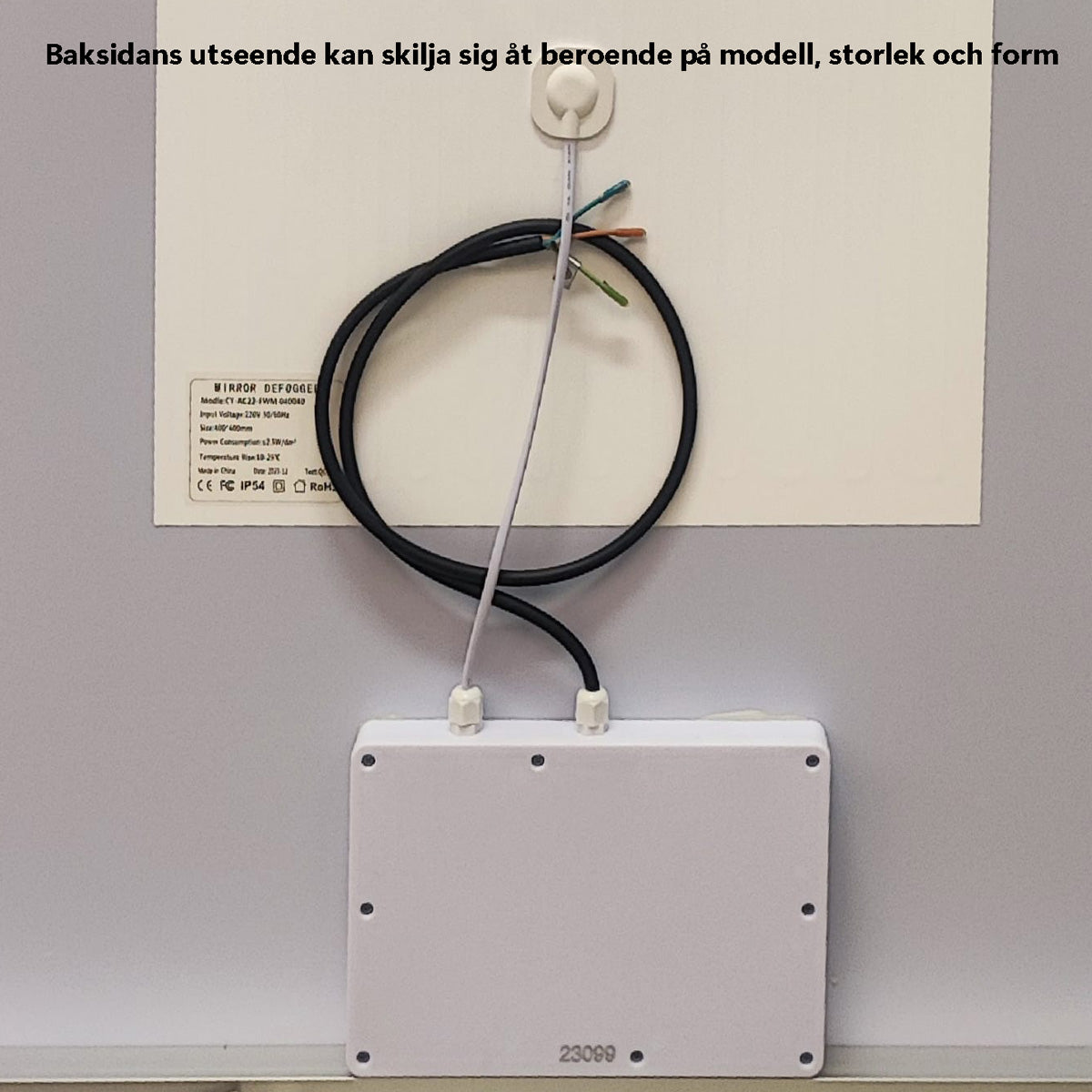 Badrumsspegel Imfri LED 120x80 cm Tenfors Verona